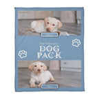 🐾 Dog Pack Fleece Blanket — Celebrate Your Whole Canine Family
