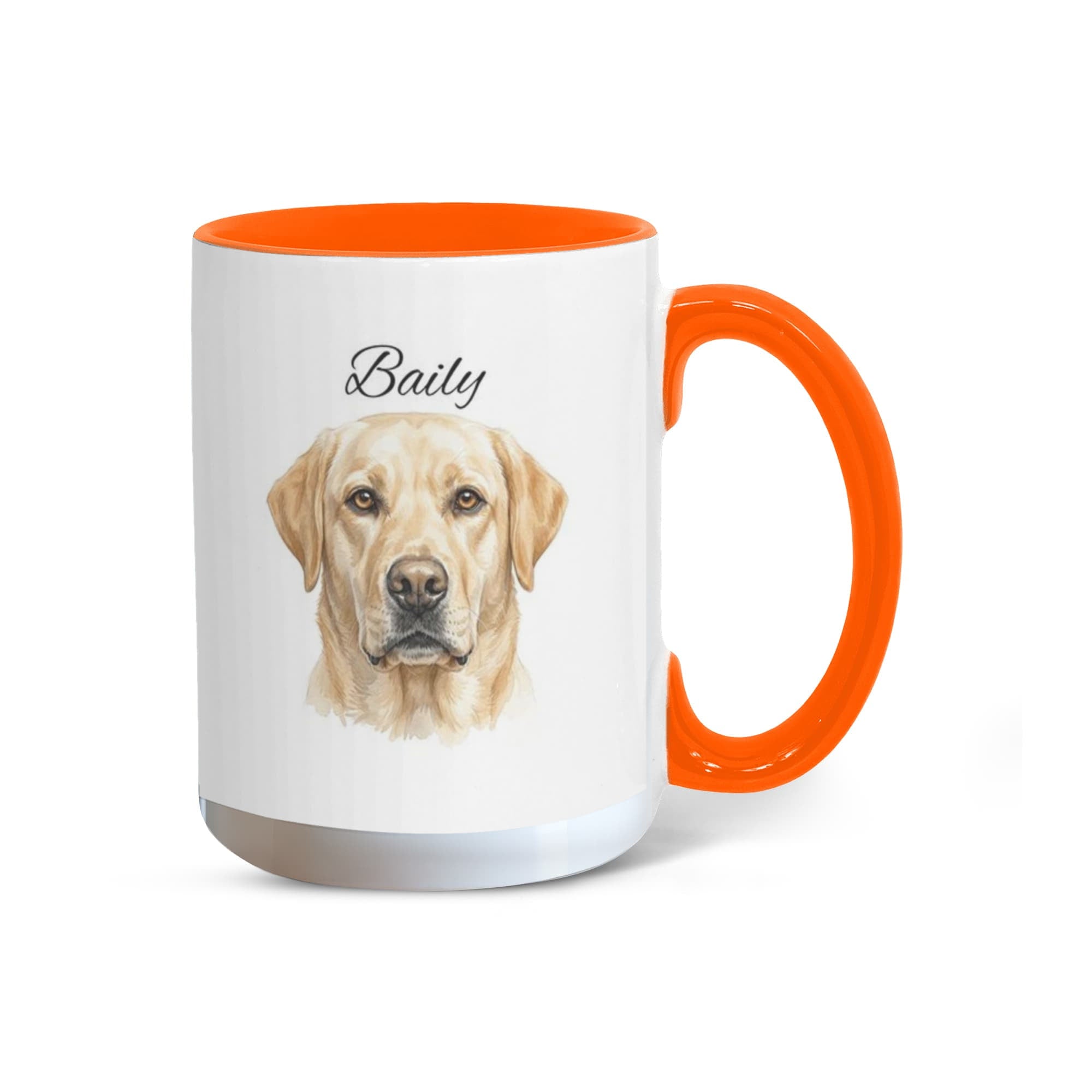 "Loved by my Labrador Retriever" Water Color Pet Portrait Coffee Mug