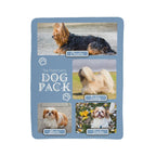 🐾  "The Dog Pack" Personalized Photo Collage - sherpa blanket