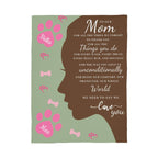 🐾 To Our Mom Dog Blanket - Personalized Dog Names - Dog Mom Gift 🎁 - Fleece Throw