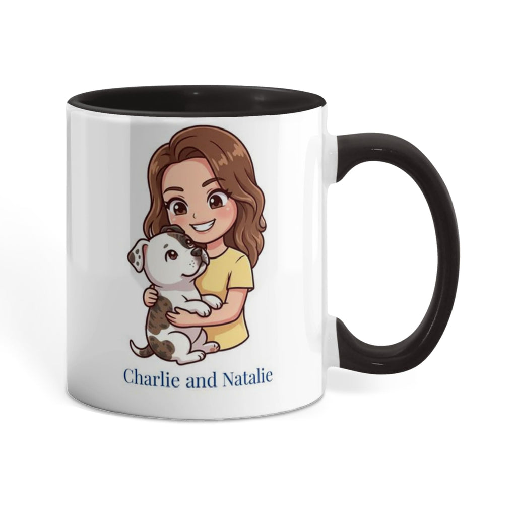 I Wish I Could Rescue All the Dogs – Chibi Style Pet Portrait Coffee Mug
