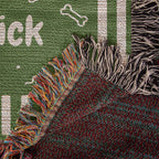 Loved by My German Shepherd Doodle – Personalized Woven Blanket
