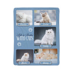 🐾  "Life is better with Cats" Personalized Photo Collage - sherpa blanket