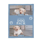 🐾 Dog Pack Fleece Blanket — Celebrate Your Whole Canine Family
