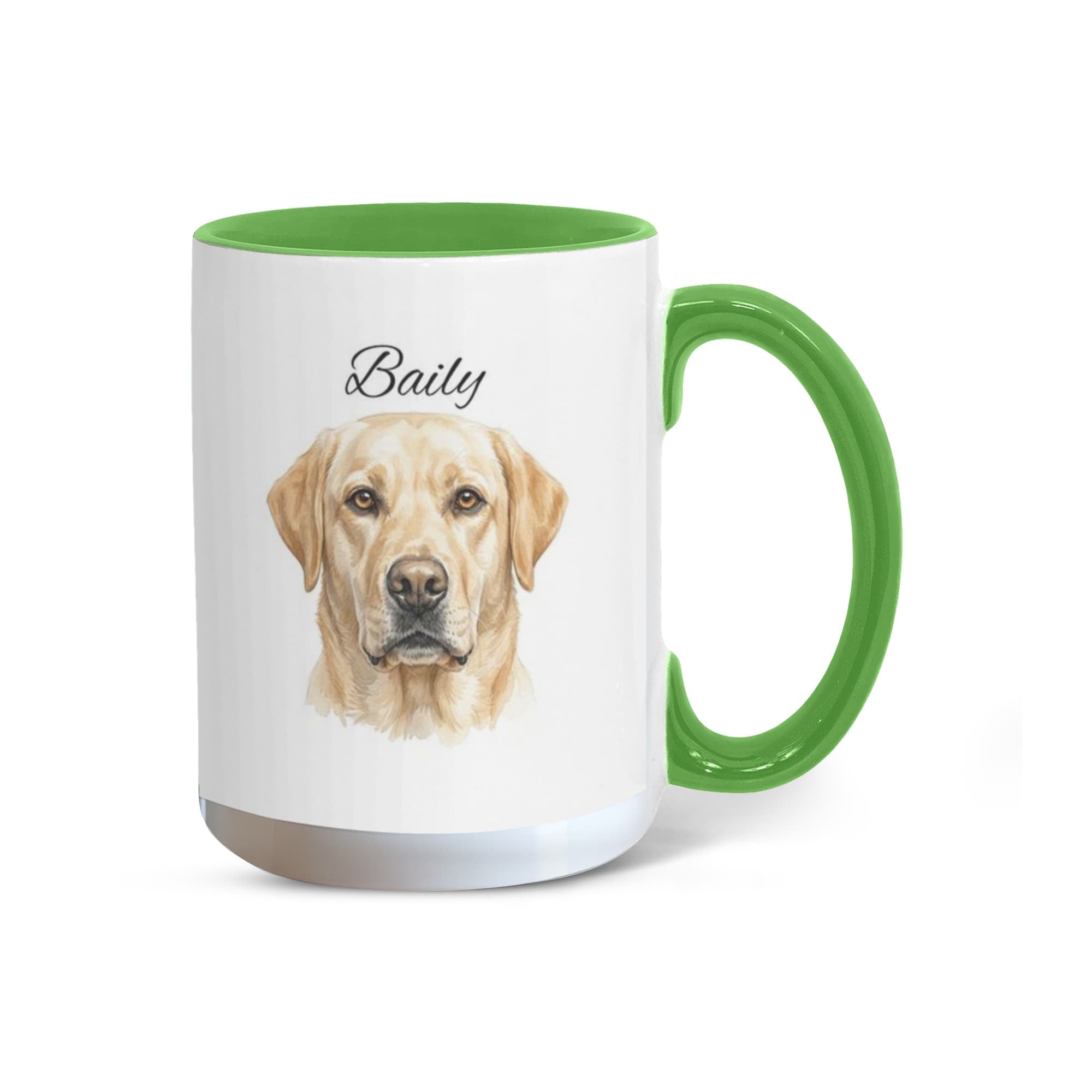 "Loved by my Labrador Retriever" Water Color Pet Portrait Coffee Mug