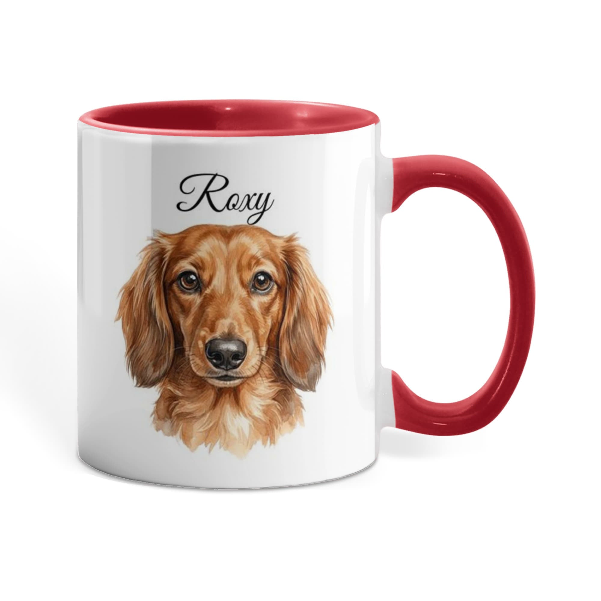 "Best Dog Dad Ever" Custom Water color Pet Portrait Coffee Mug