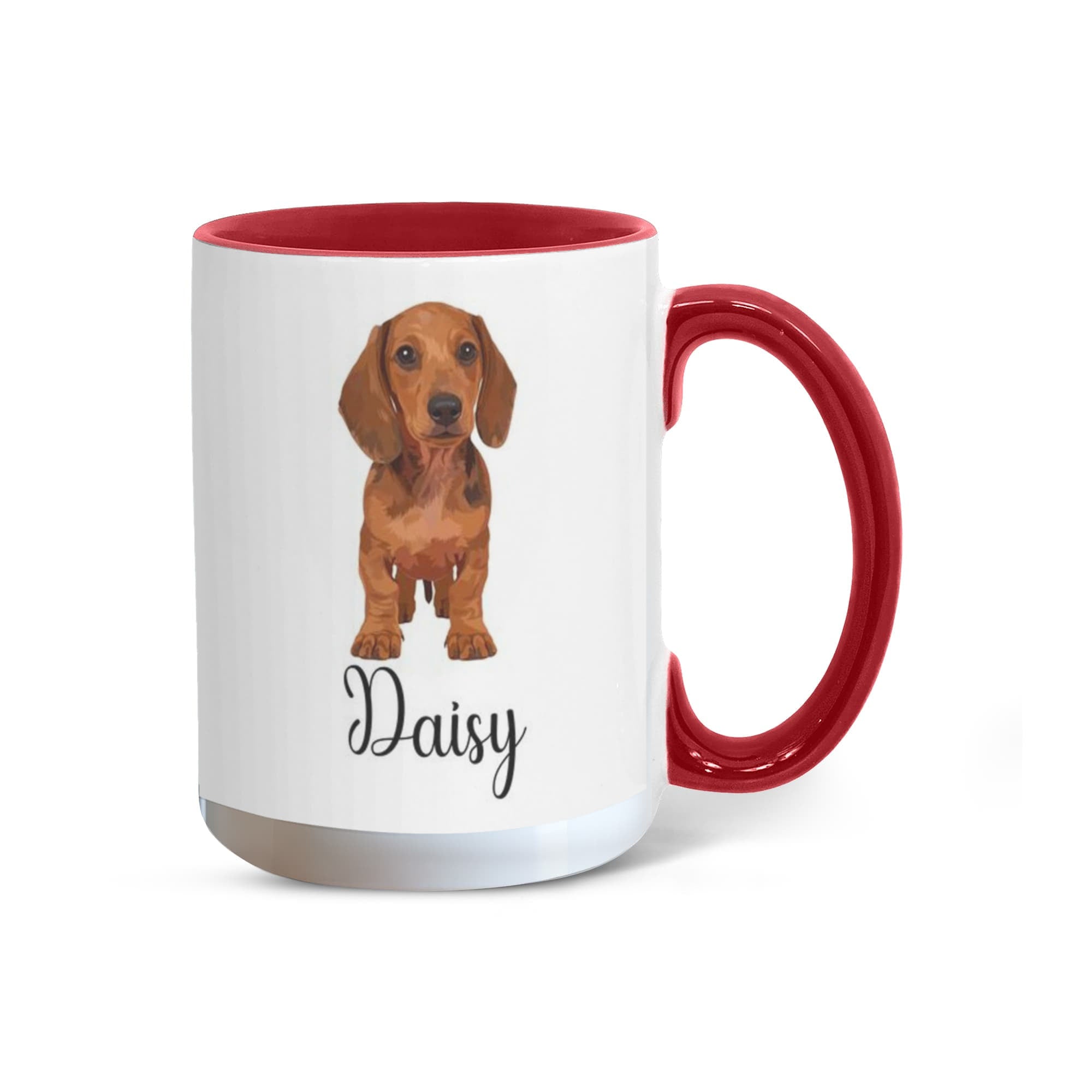 "Best Dog Dad Ever" Custom Pet Portrait Coffee Mug