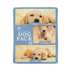 "Dog Pack" Personalized Photo Collage Sherpa Blanket - Multi-Dog Gift