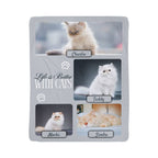 🐾  "Life is better with Cats" Personalized Photo Collage - sherpa blanket