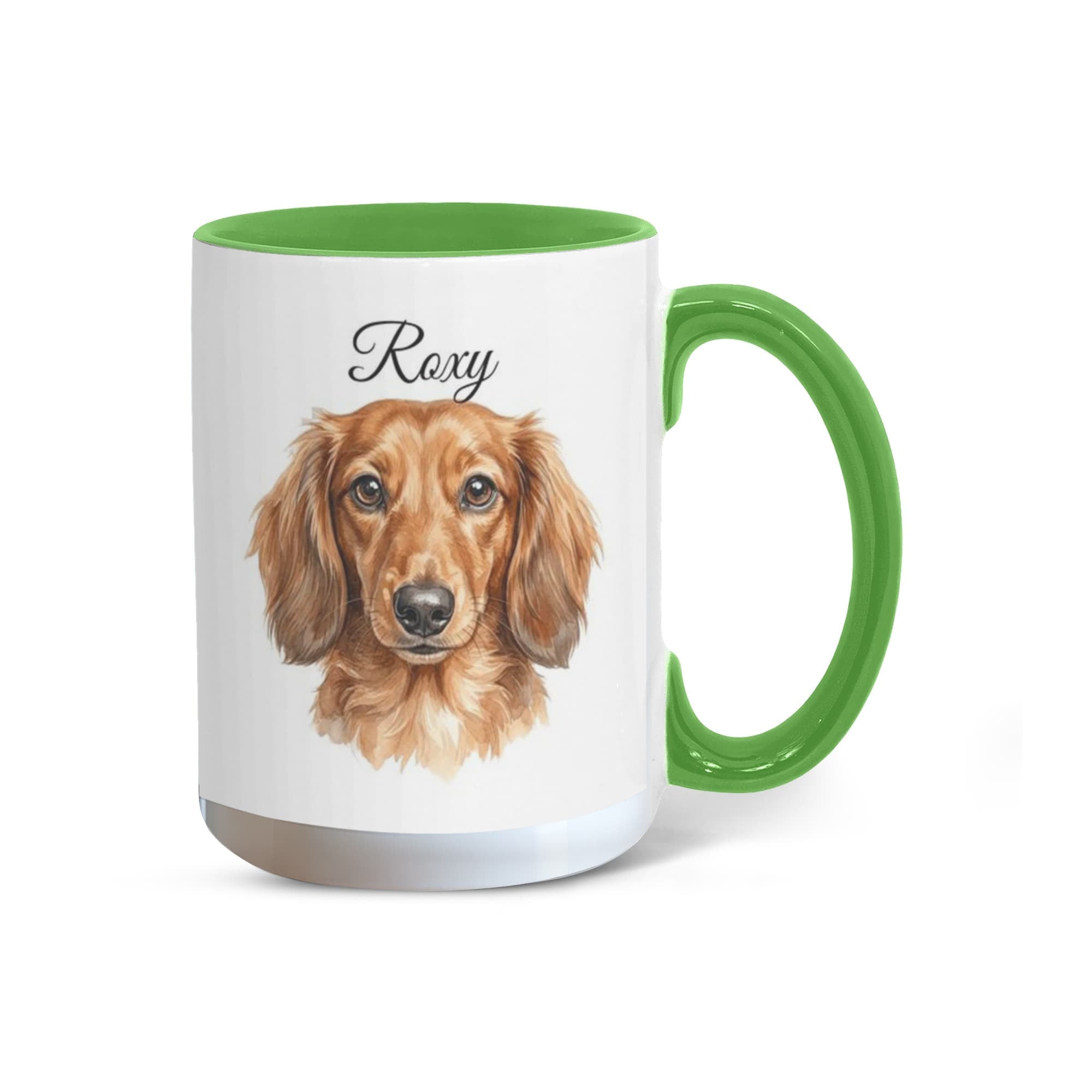 "Best Dog Dad Ever" Custom Water color Pet Portrait Coffee Mug