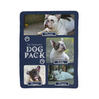 🐾  "The Dog Pack" Personalized Photo Collage - sherpa blanket