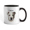 "Proud Dog Mom" Water Color  Pet Portrait Coffee Mug