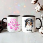 Color Accent Mug 11oz Black