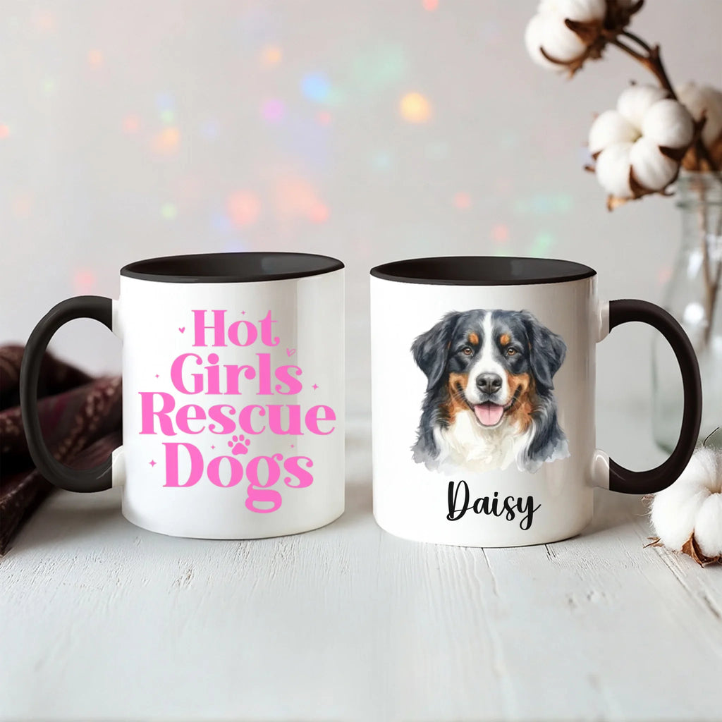 Color Accent Mug 11oz Black