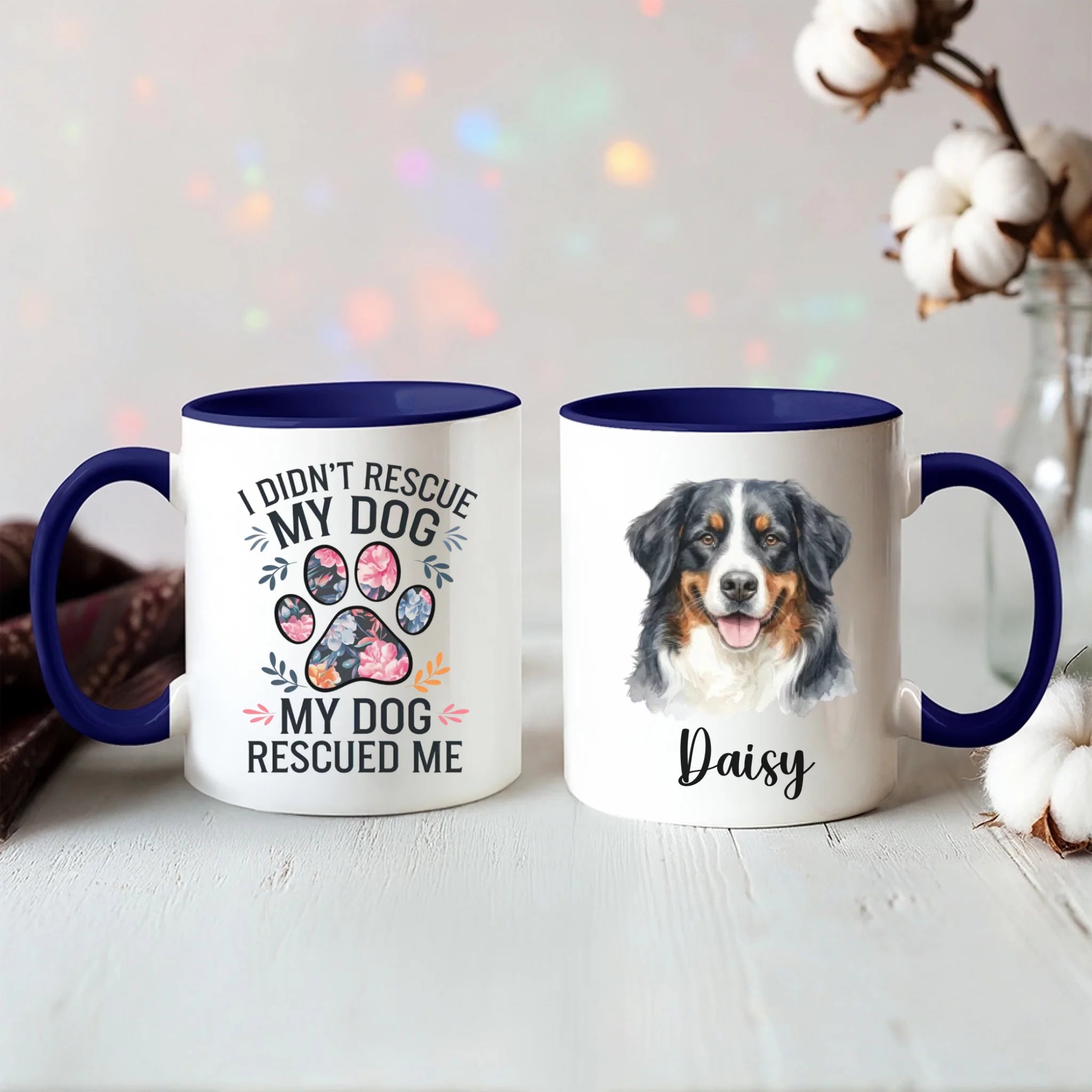 Color Accent Mug 11oz Black