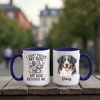 Accent Mug 15oz Orange Midnight Blue