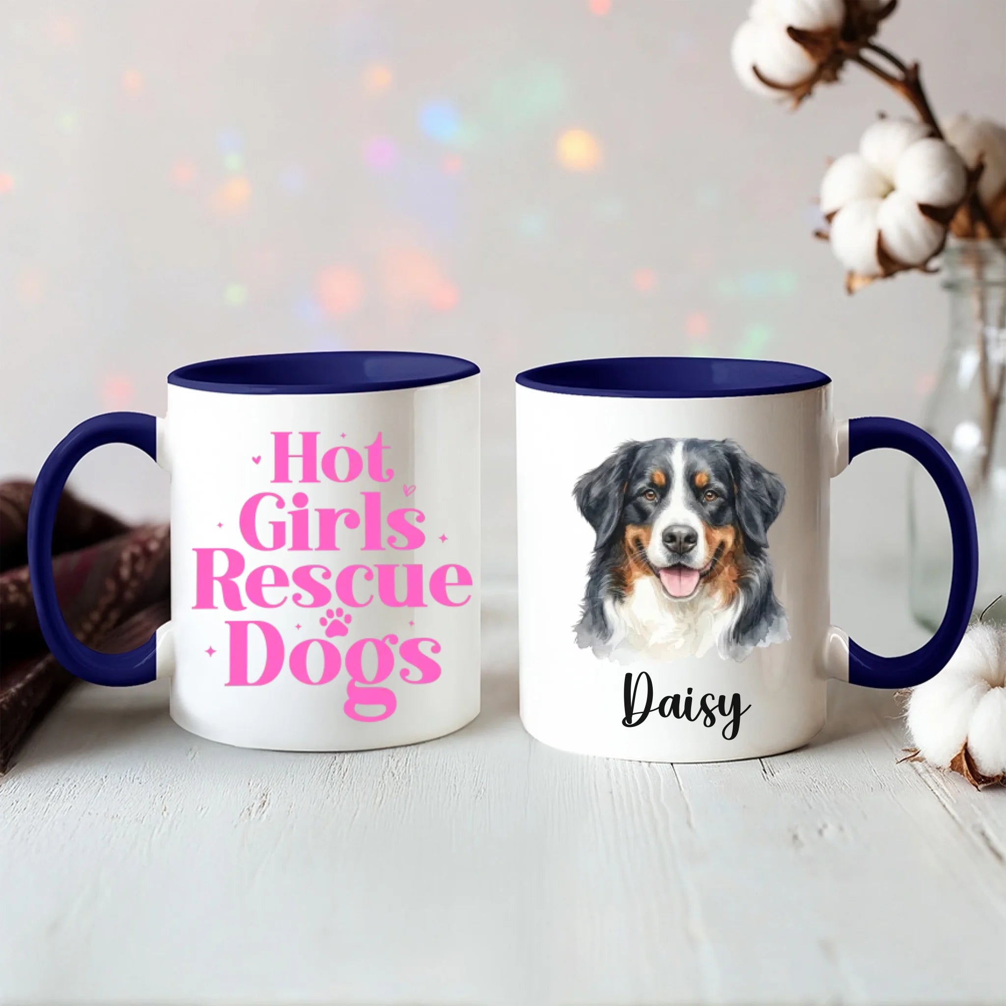 Color Accent Mug 11oz Black