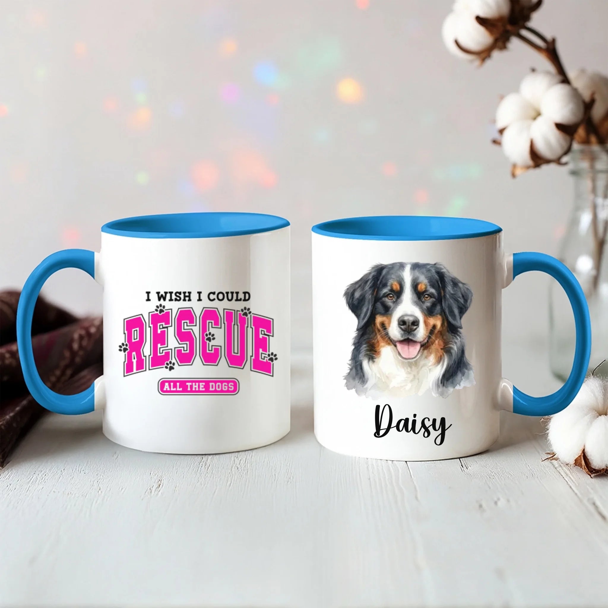 Color Accent Mug 11oz Light Blue