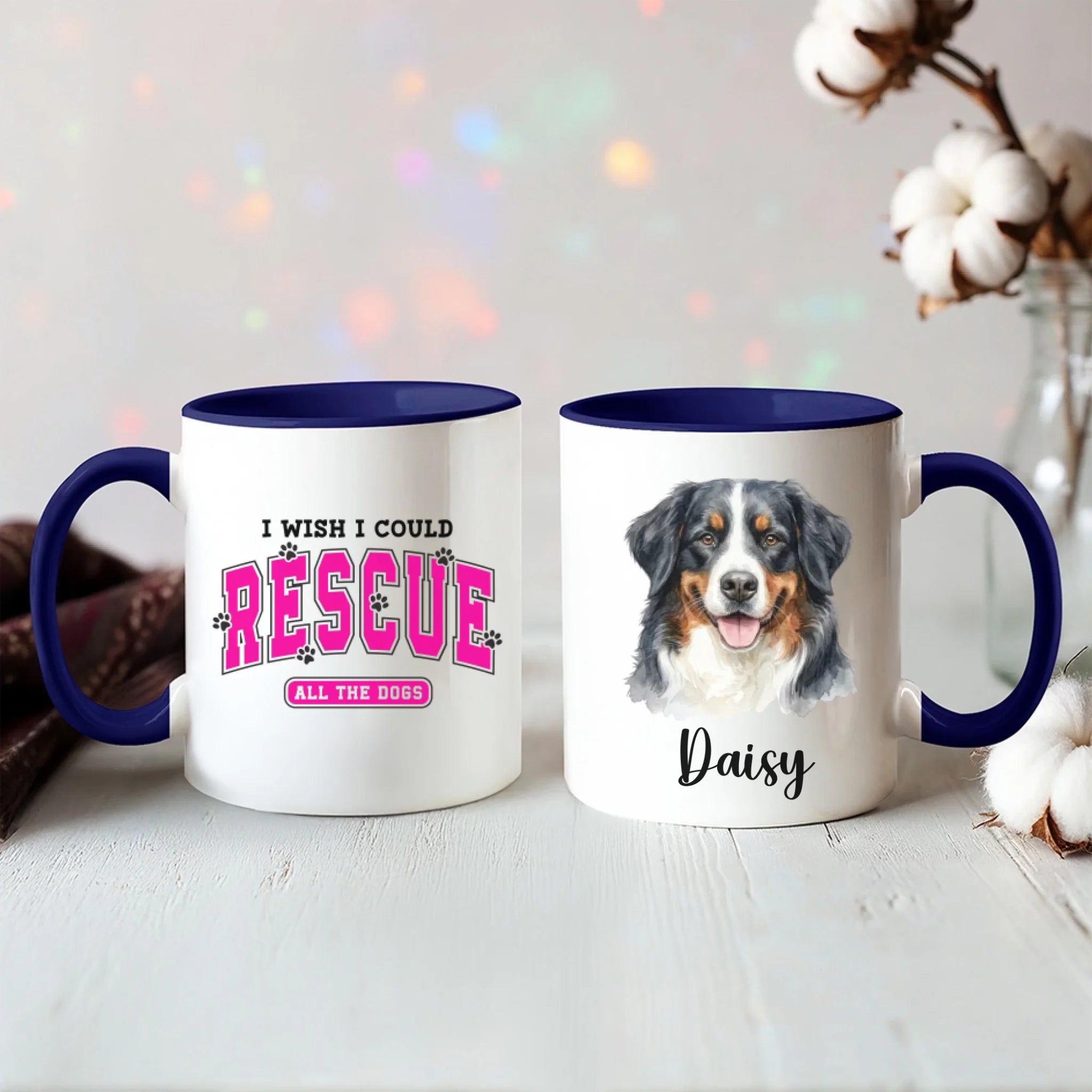 Color Accent Mug 11oz Black