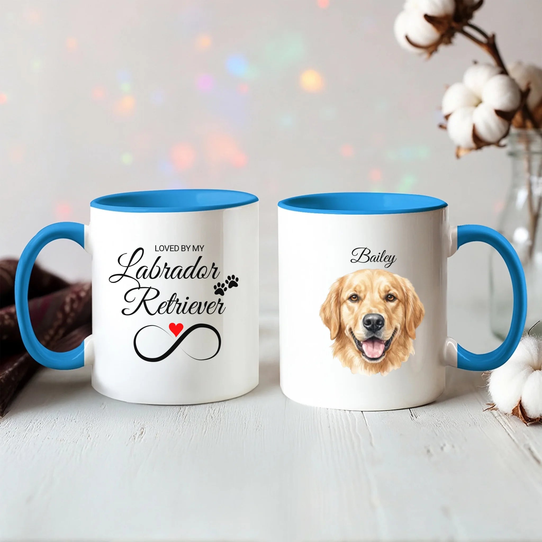 Color Accent Mug 11oz Light Blue