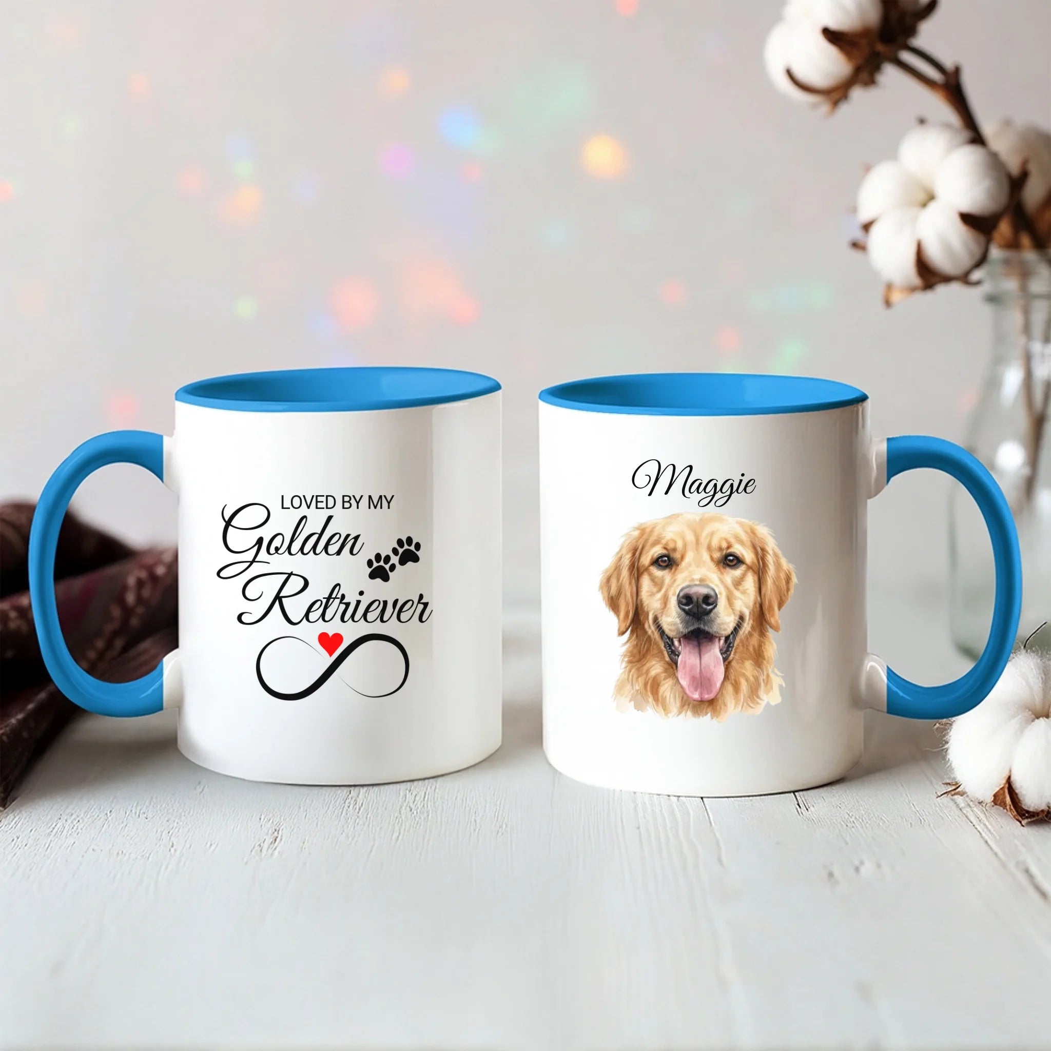 Color Accent Mug 11oz Light Blue