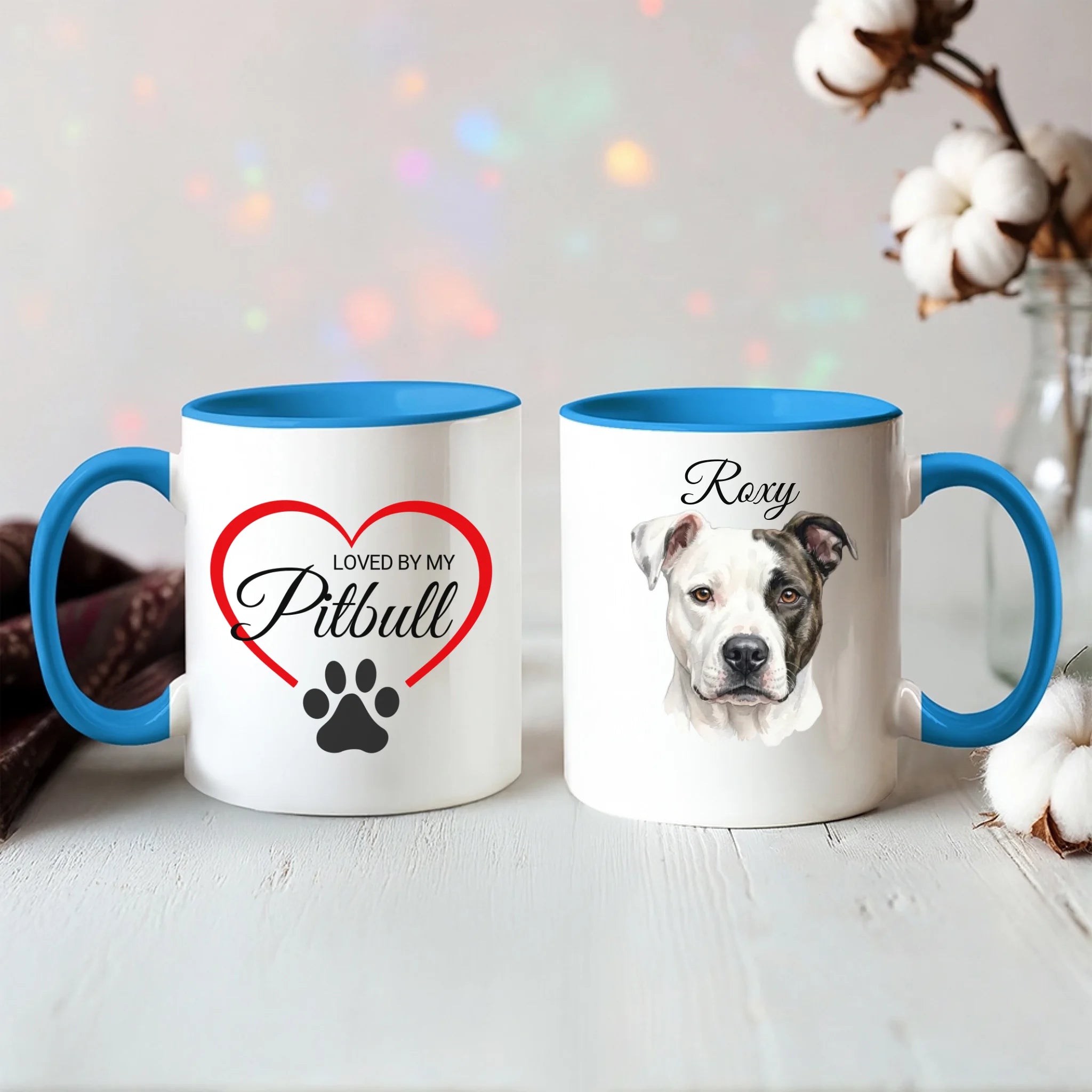 Color Accent Mug 11oz Light Blue