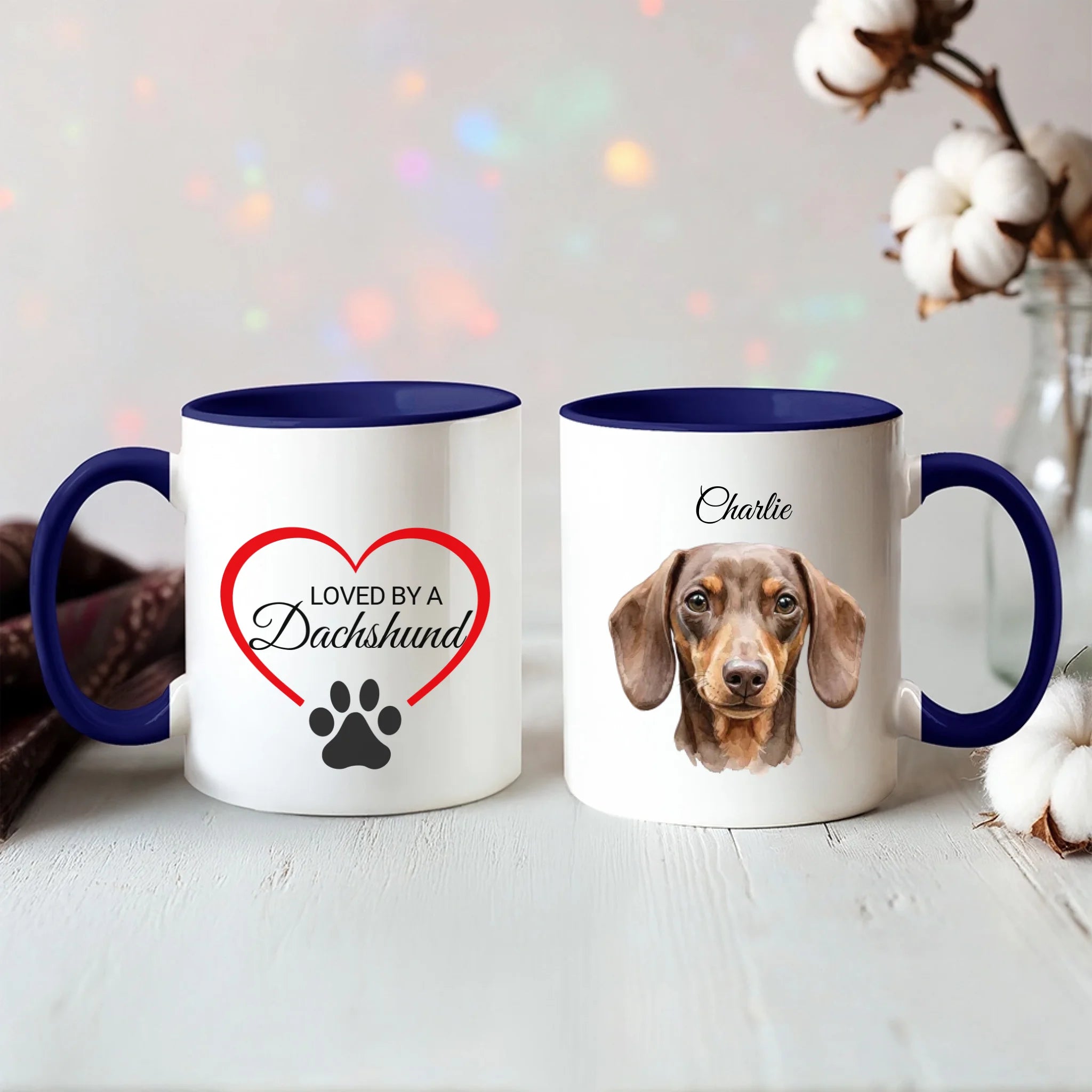 Color Accent Mug 11oz Black