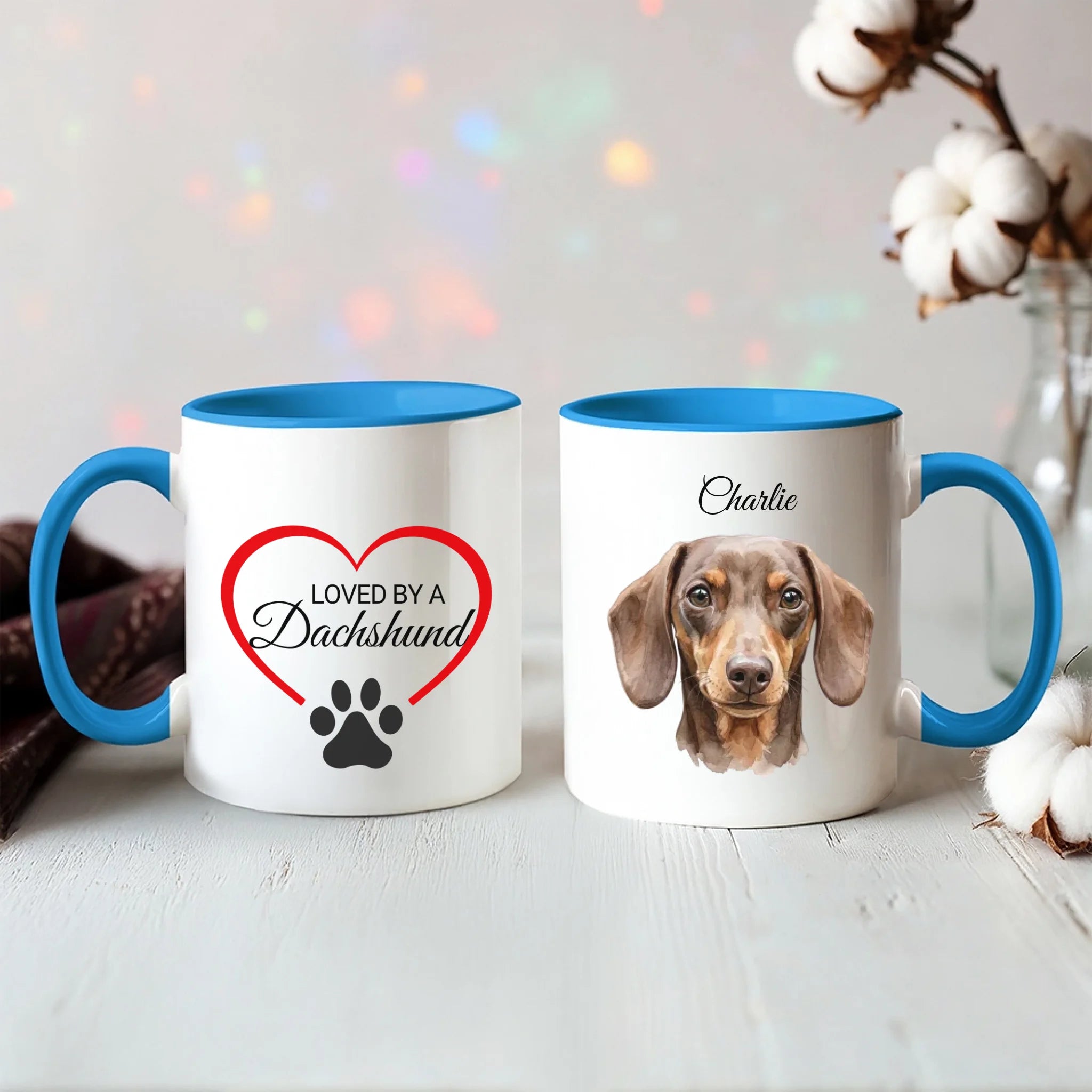 Color Accent Mug 11oz Light Blue