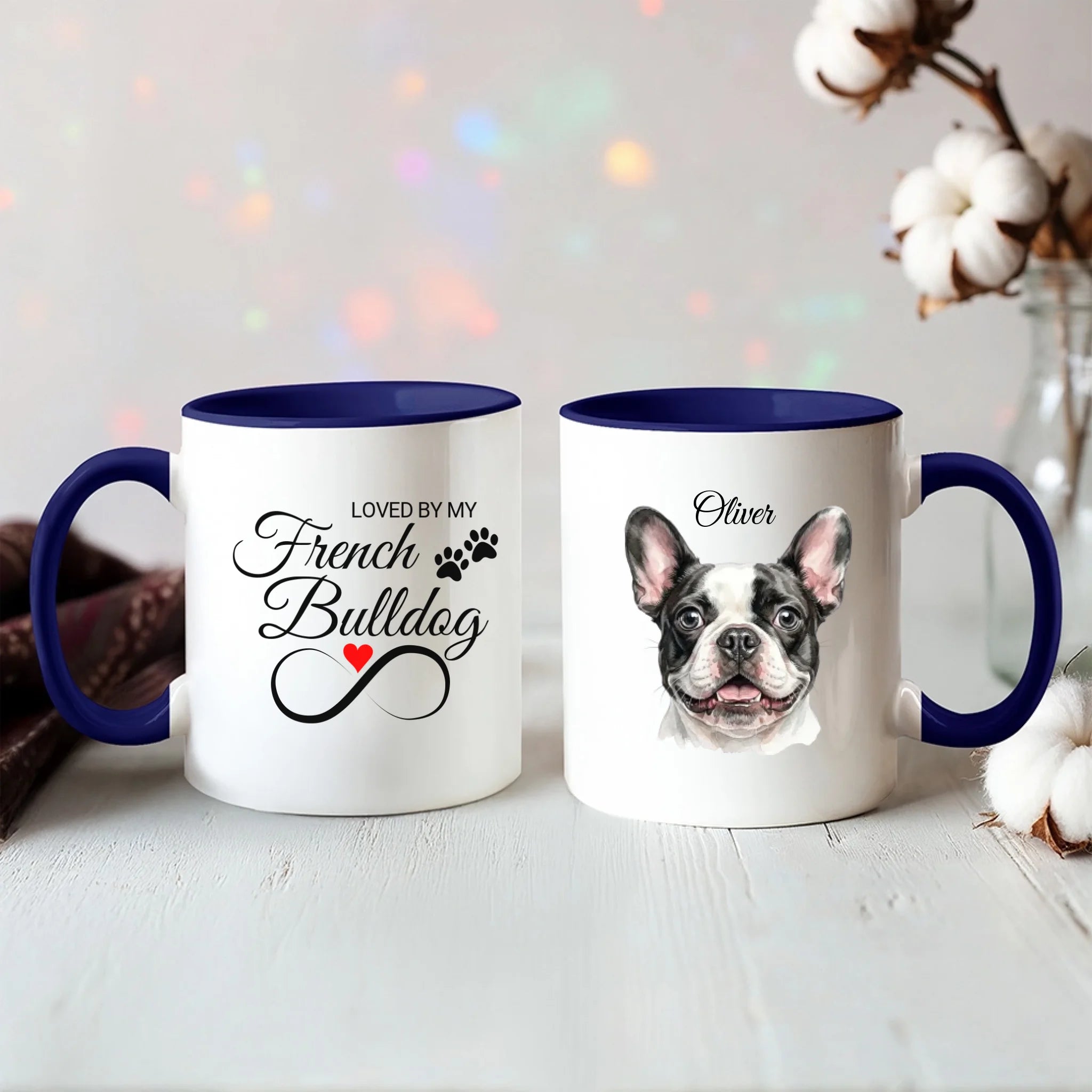 Color Accent Mug 11oz Black