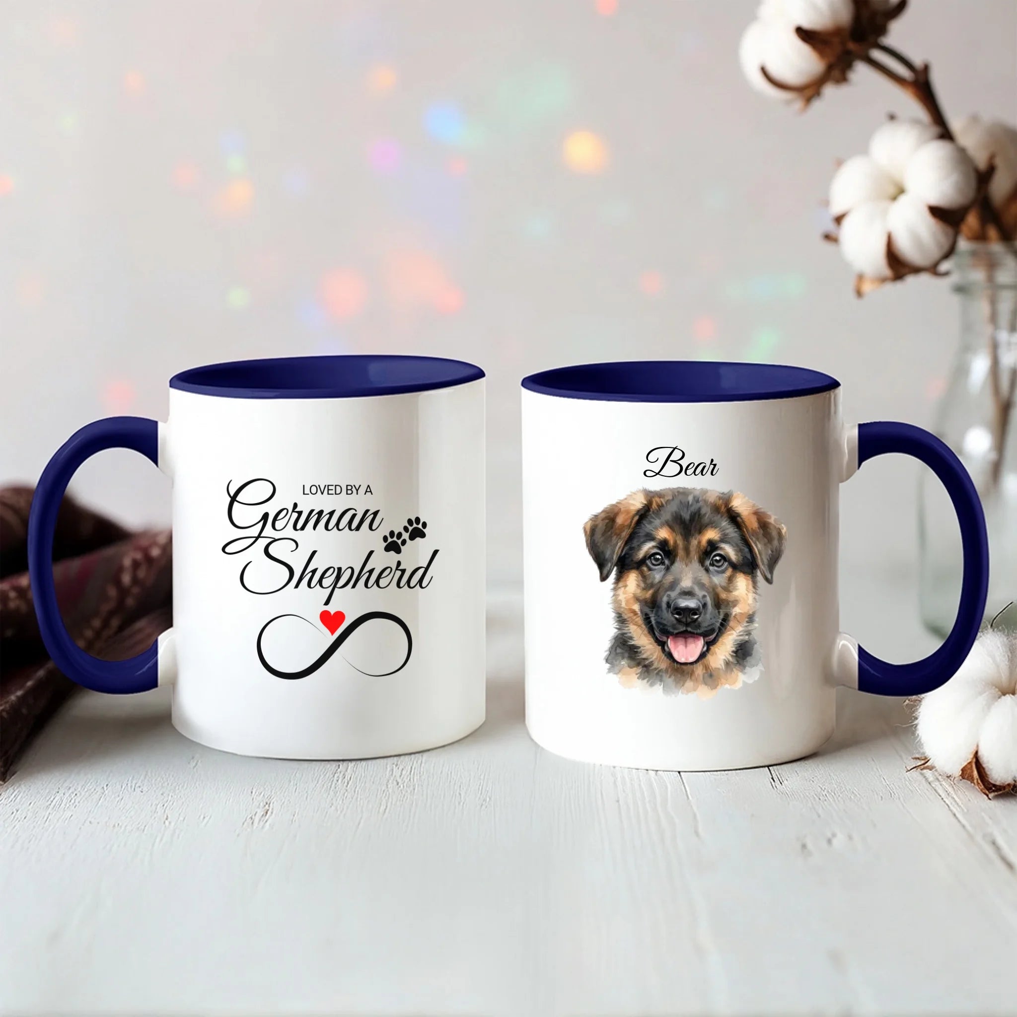 Color Accent Mug 11oz Black