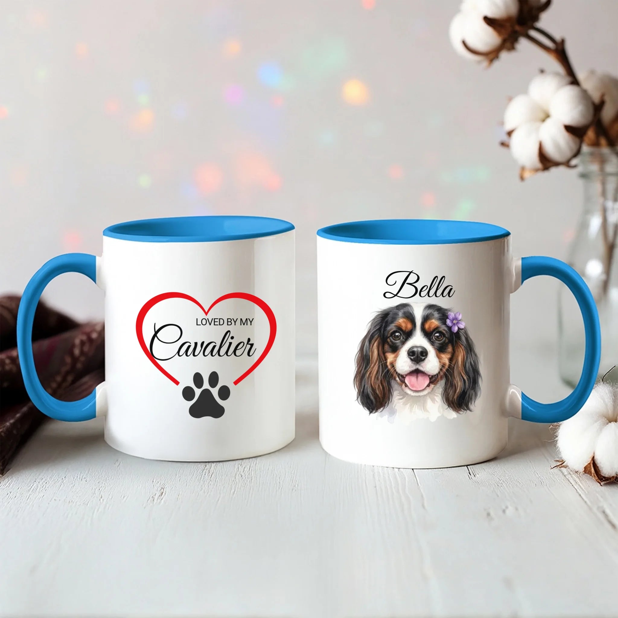 Color Accent Mug 11oz Light Blue