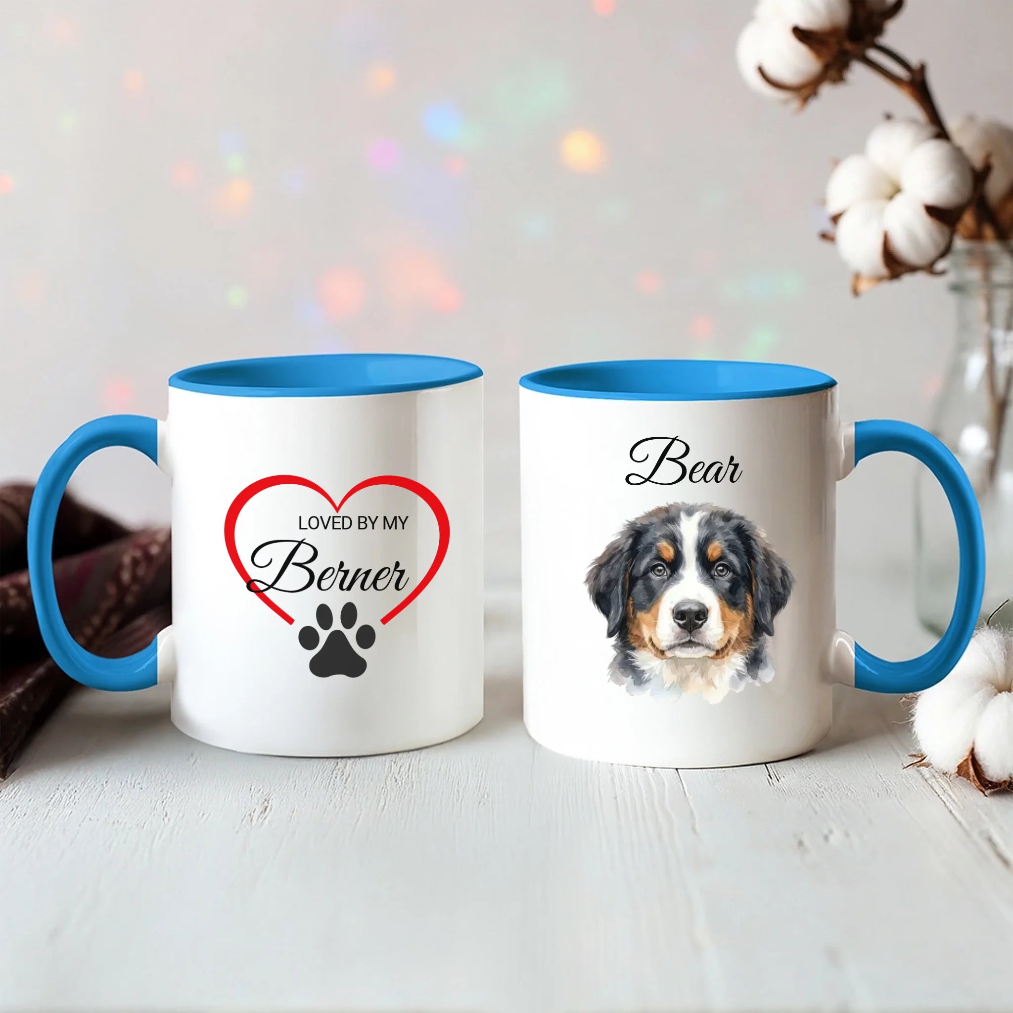 Color Accent Mug 11oz Light Blue