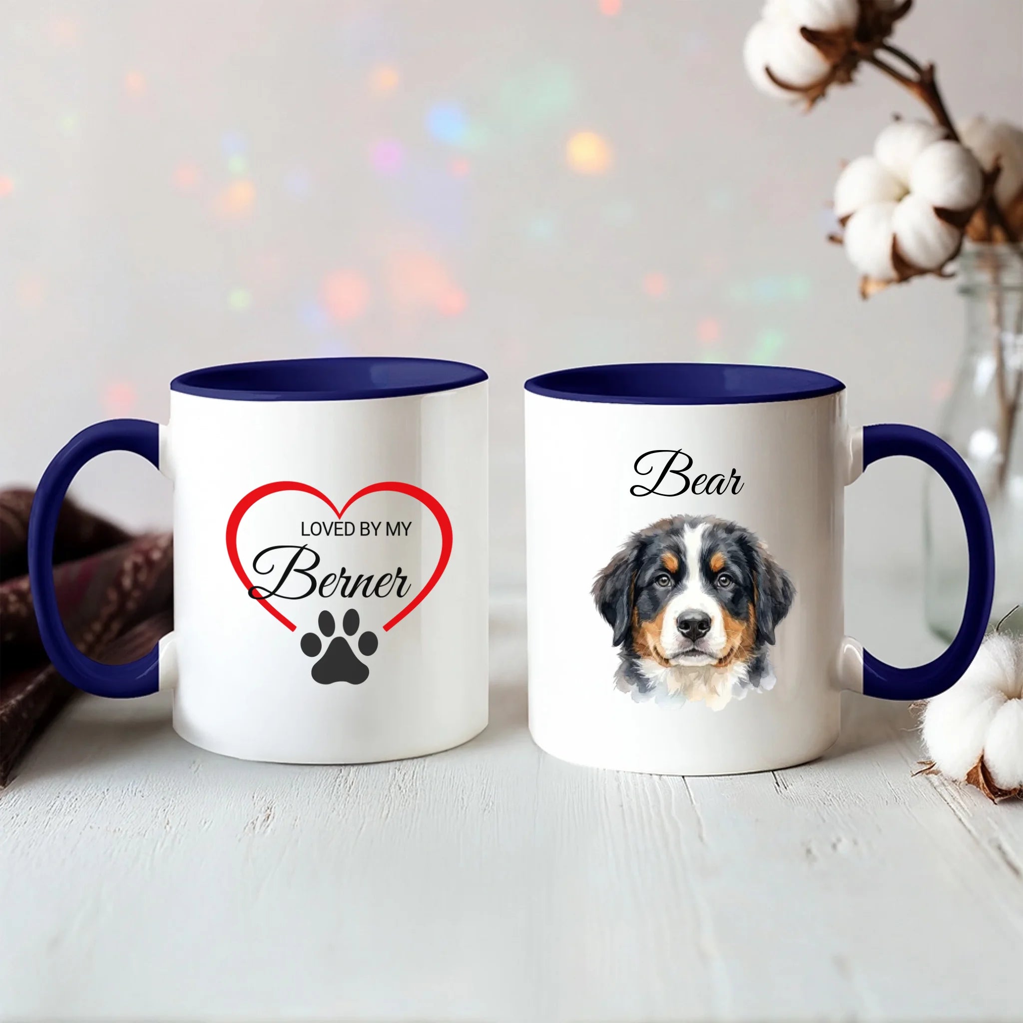 Color Accent Mug 11oz Black