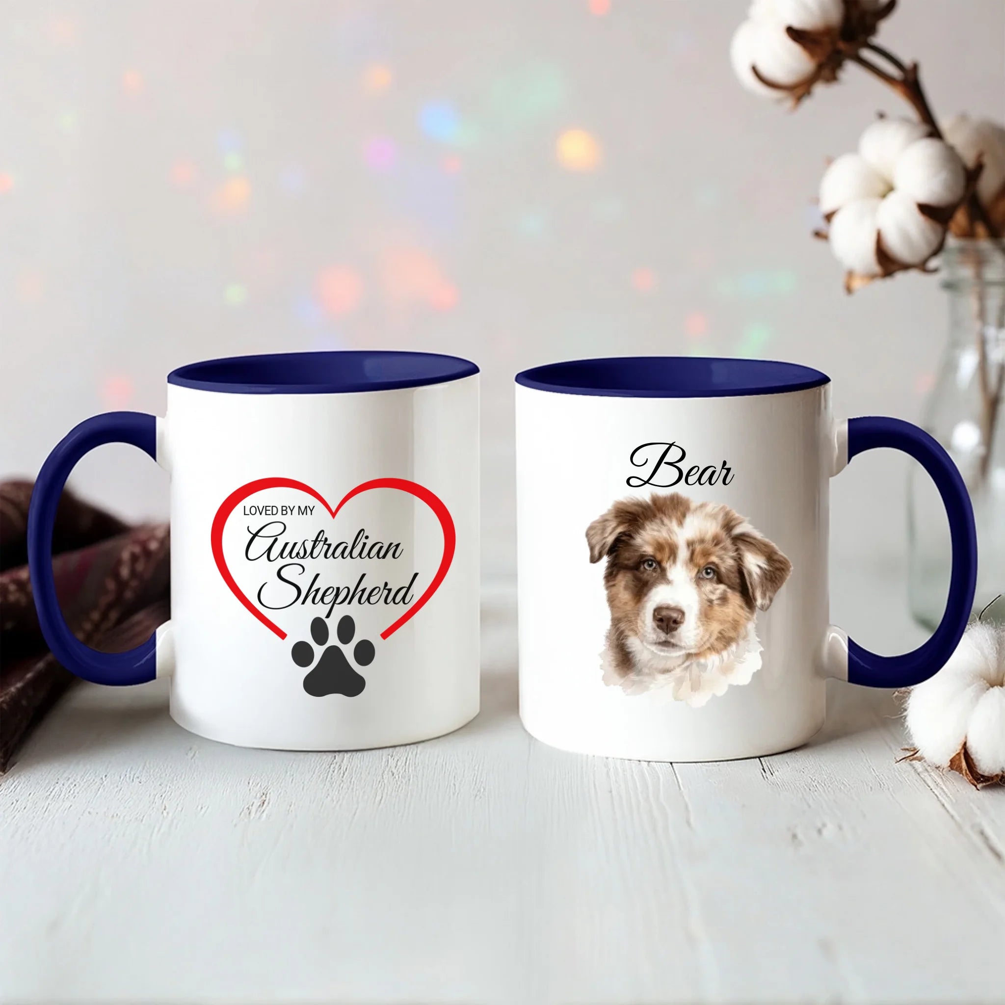 Color Accent Mug 11oz Black