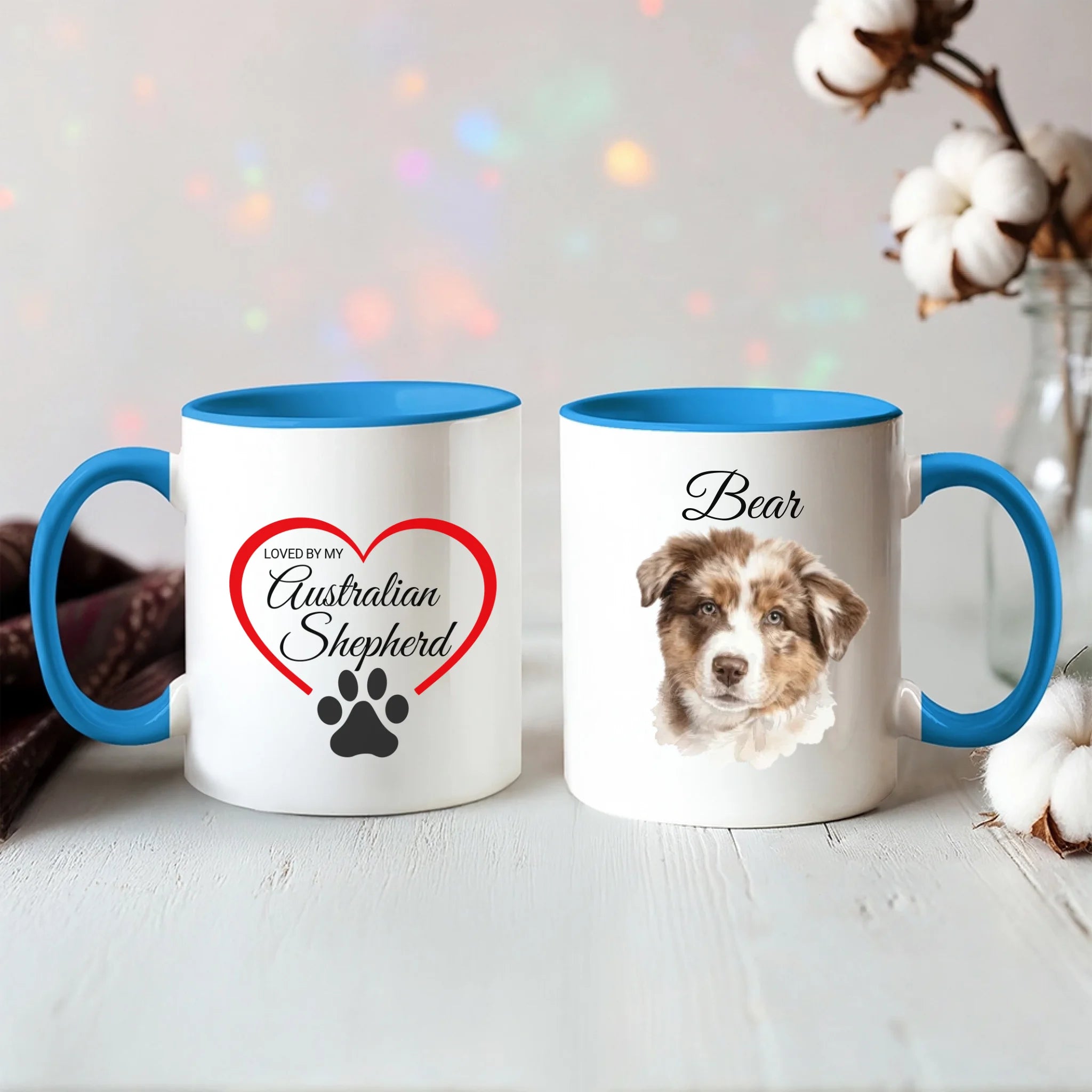 Color Accent Mug 11oz Light Blue