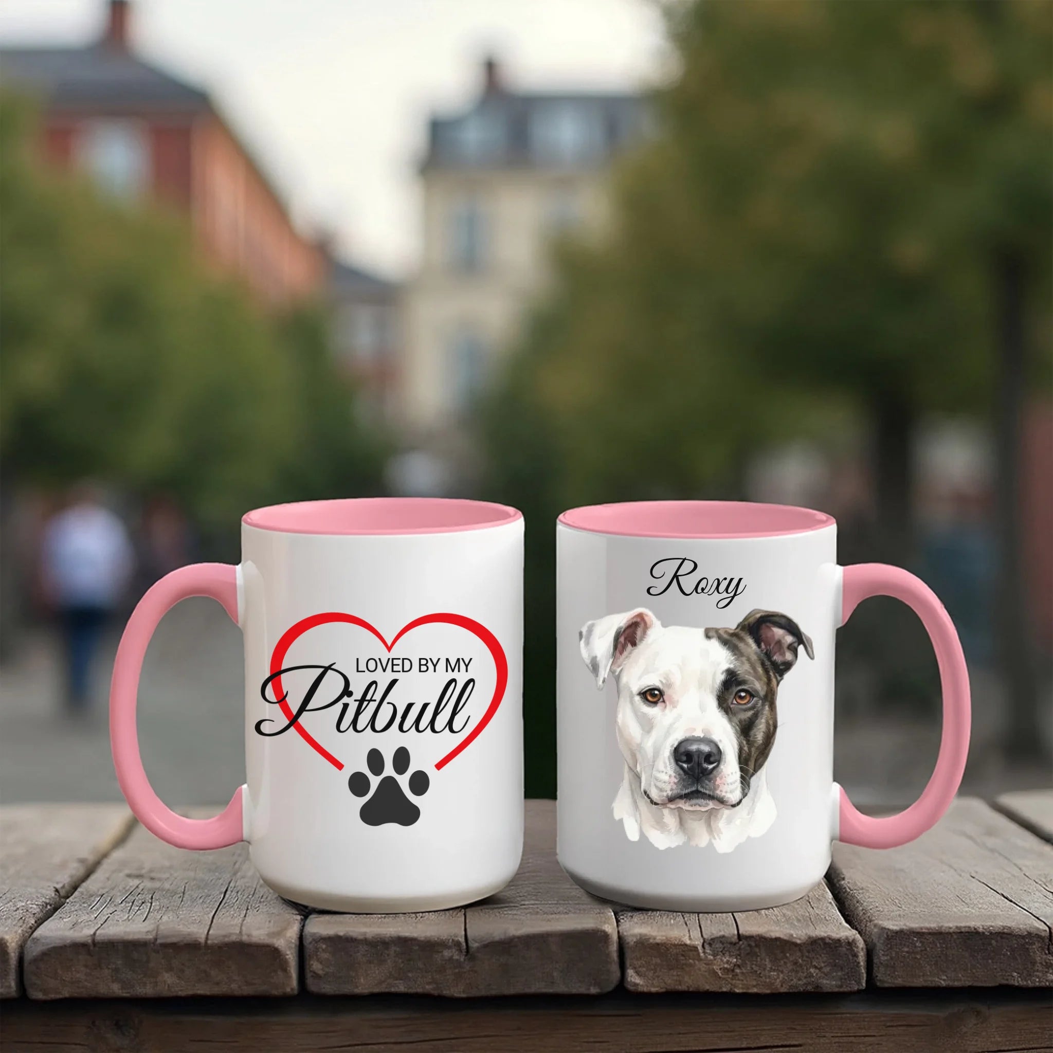 Accent Mug 15oz Red Pink