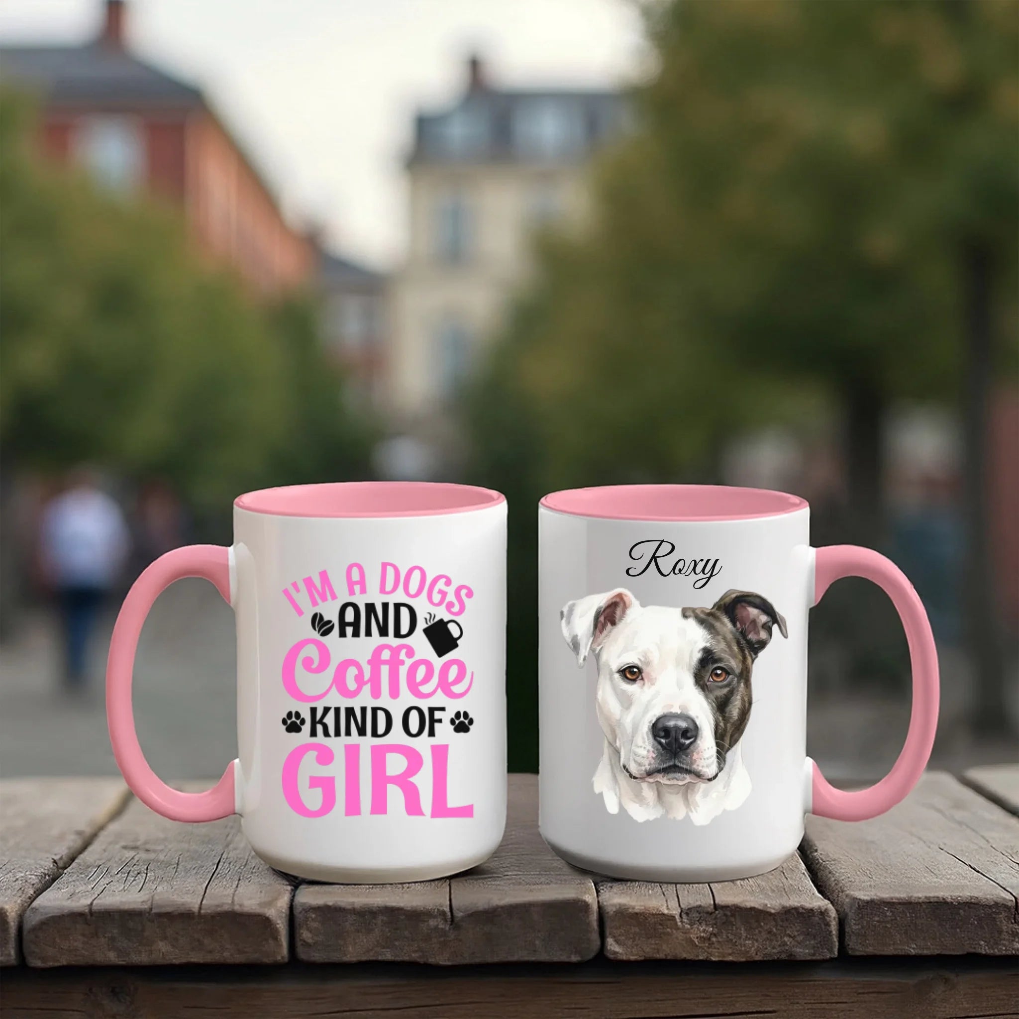 Accent Mug 15oz Red Pink