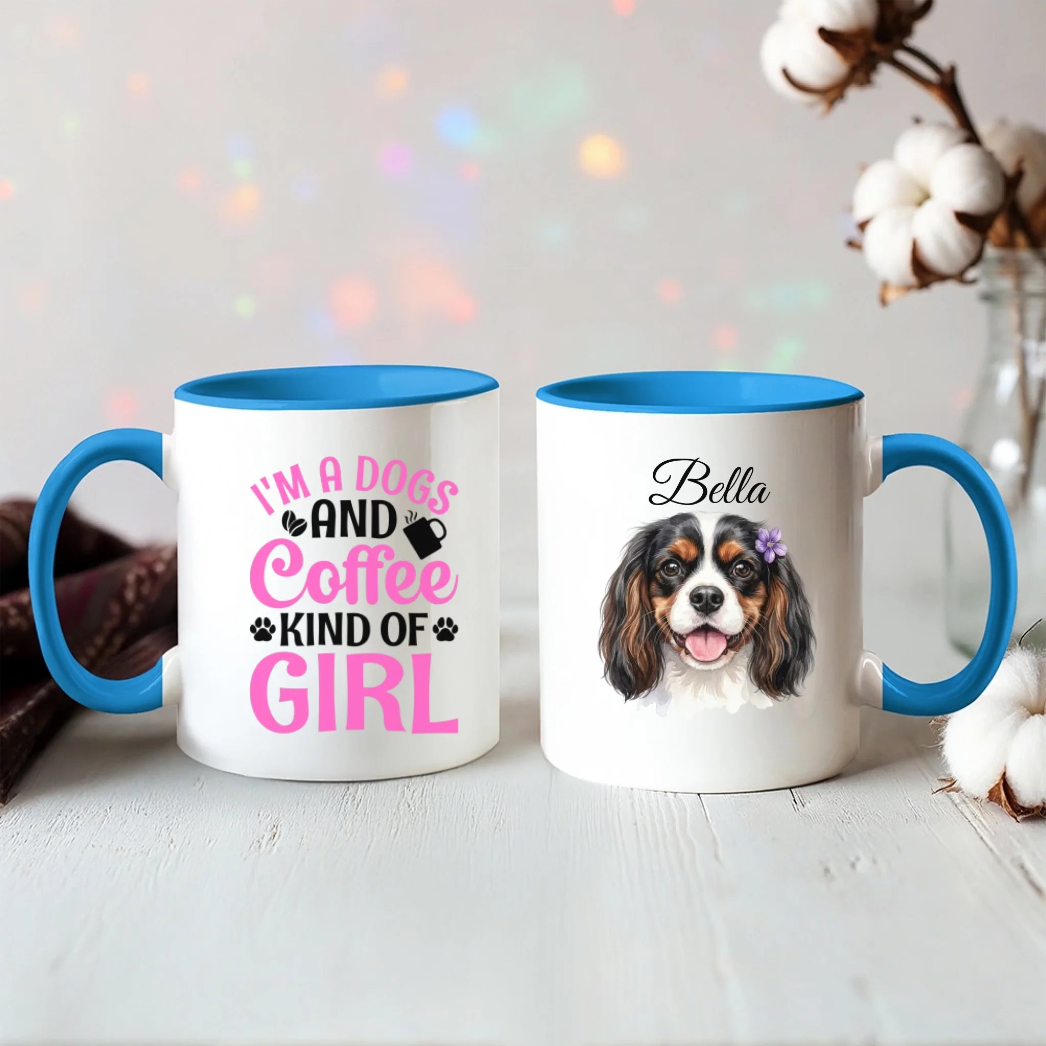 Color Accent Mug 11oz Light Blue
