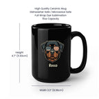 15oz Black Mug Spec Image