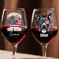 Rainbow Pride Love - printbelle wine glass