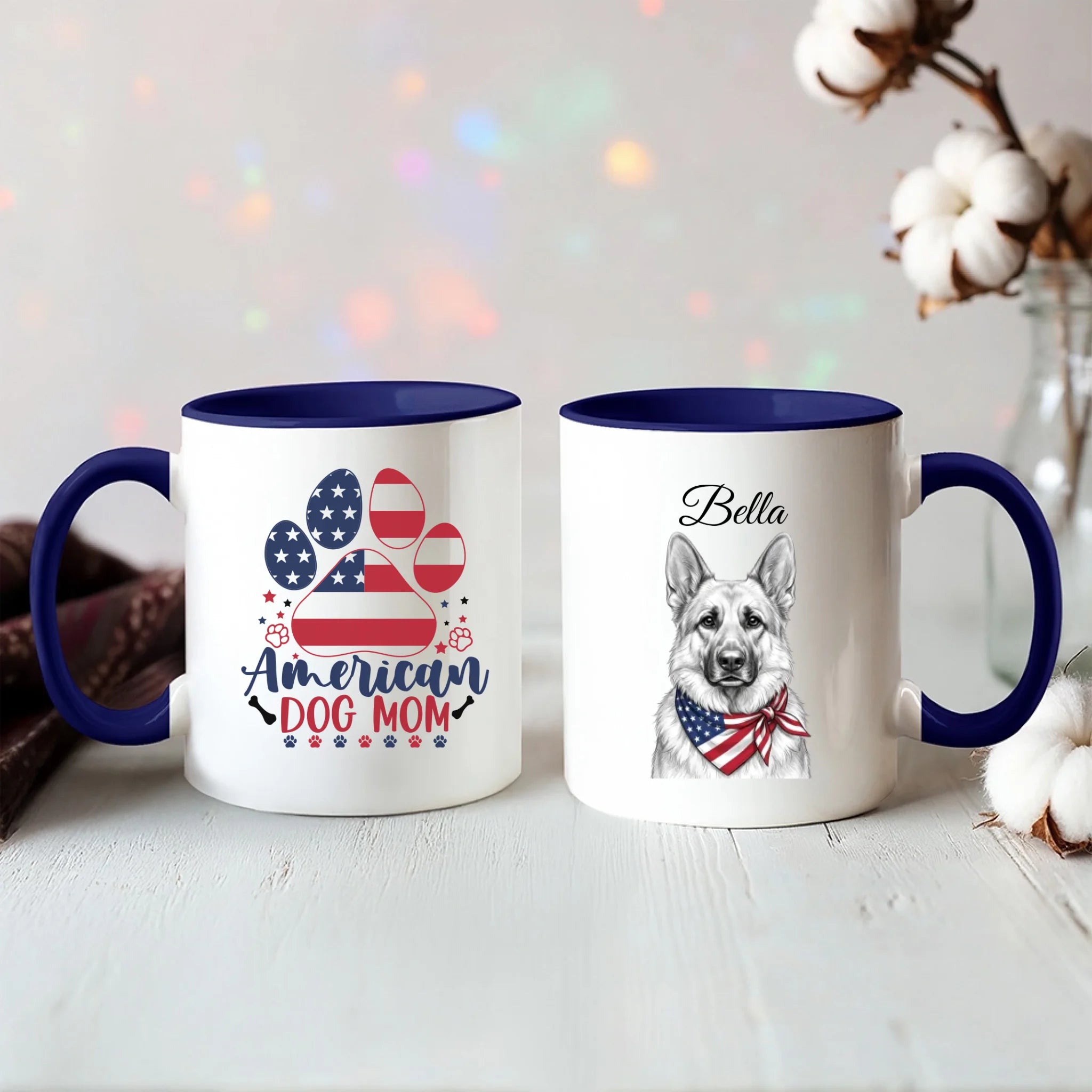 Color Accent Mug 11oz Black