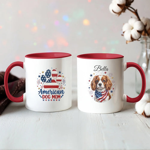 Color Accent Mug 11oz Red