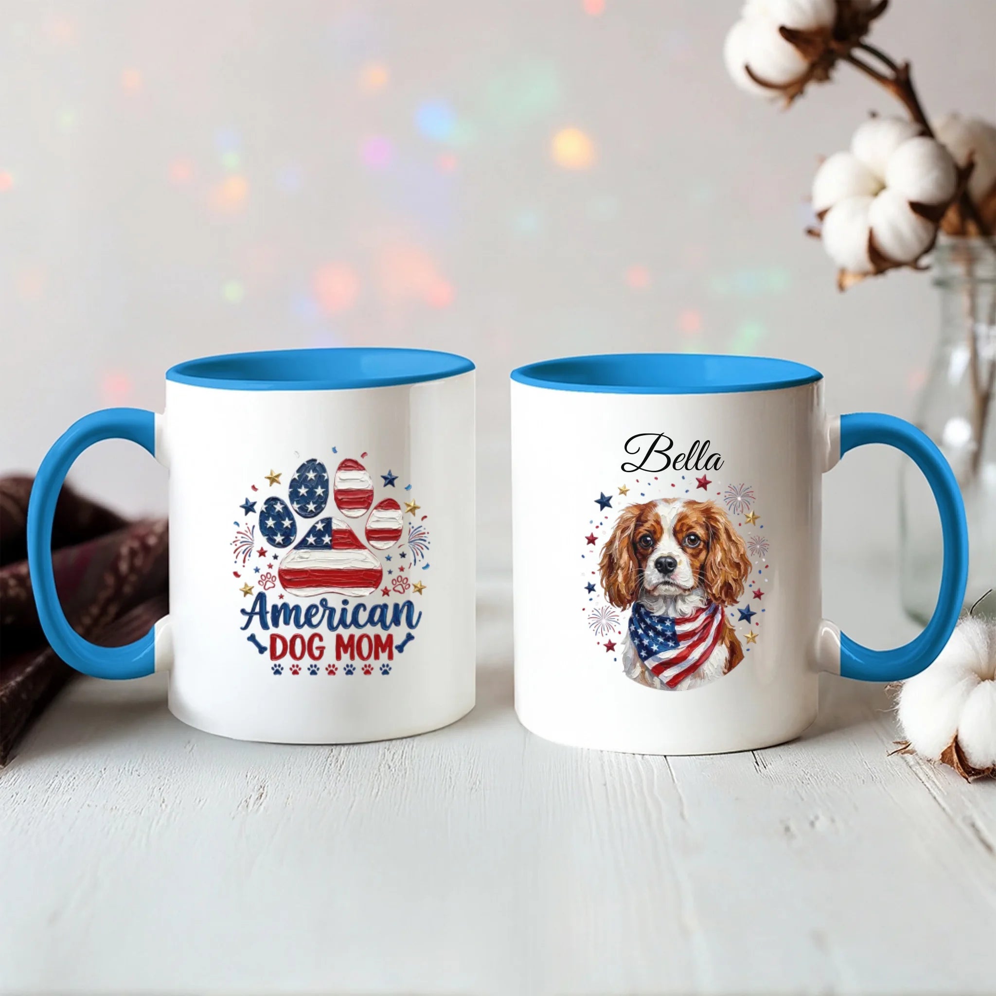 Color Accent Mug 11oz Light Blue