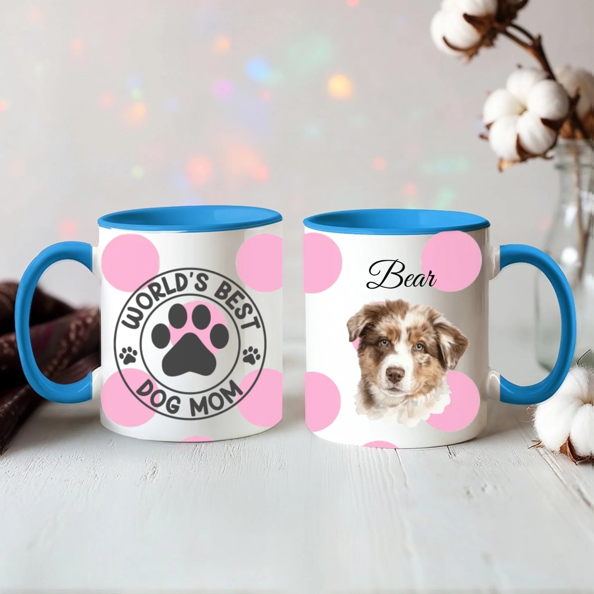 Color Accent Mug 11oz Light Blue