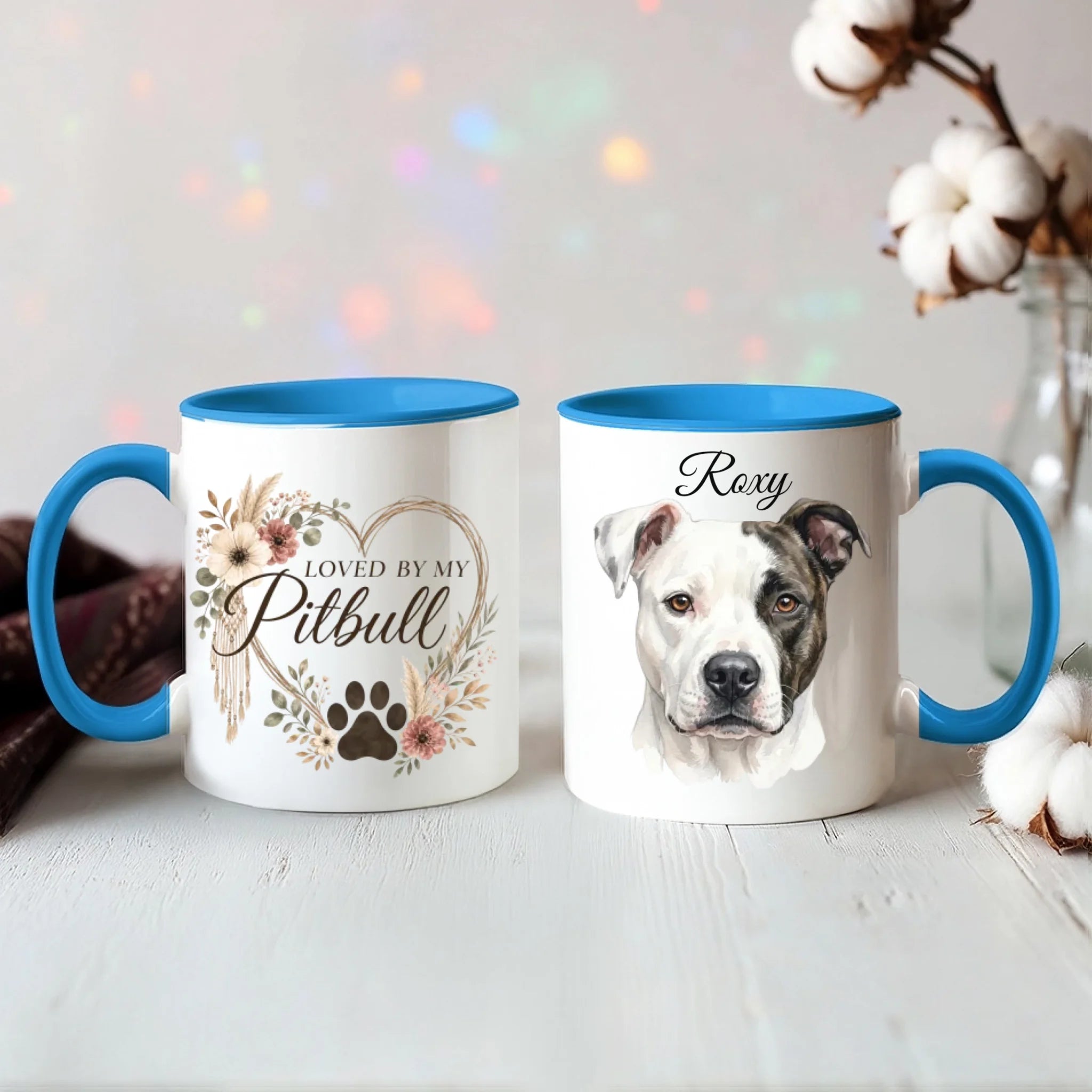 Color Accent Mug 11oz Light Blue