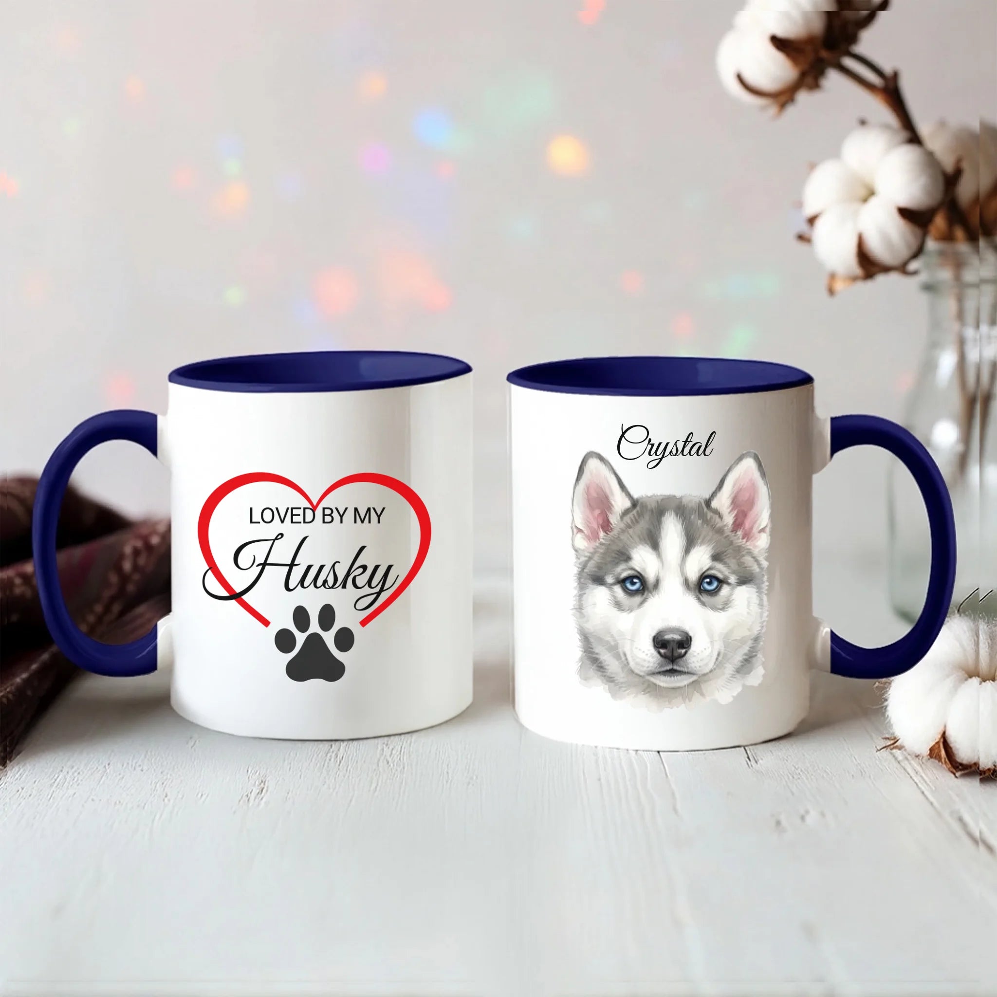 Color Accent Mug 11oz Black