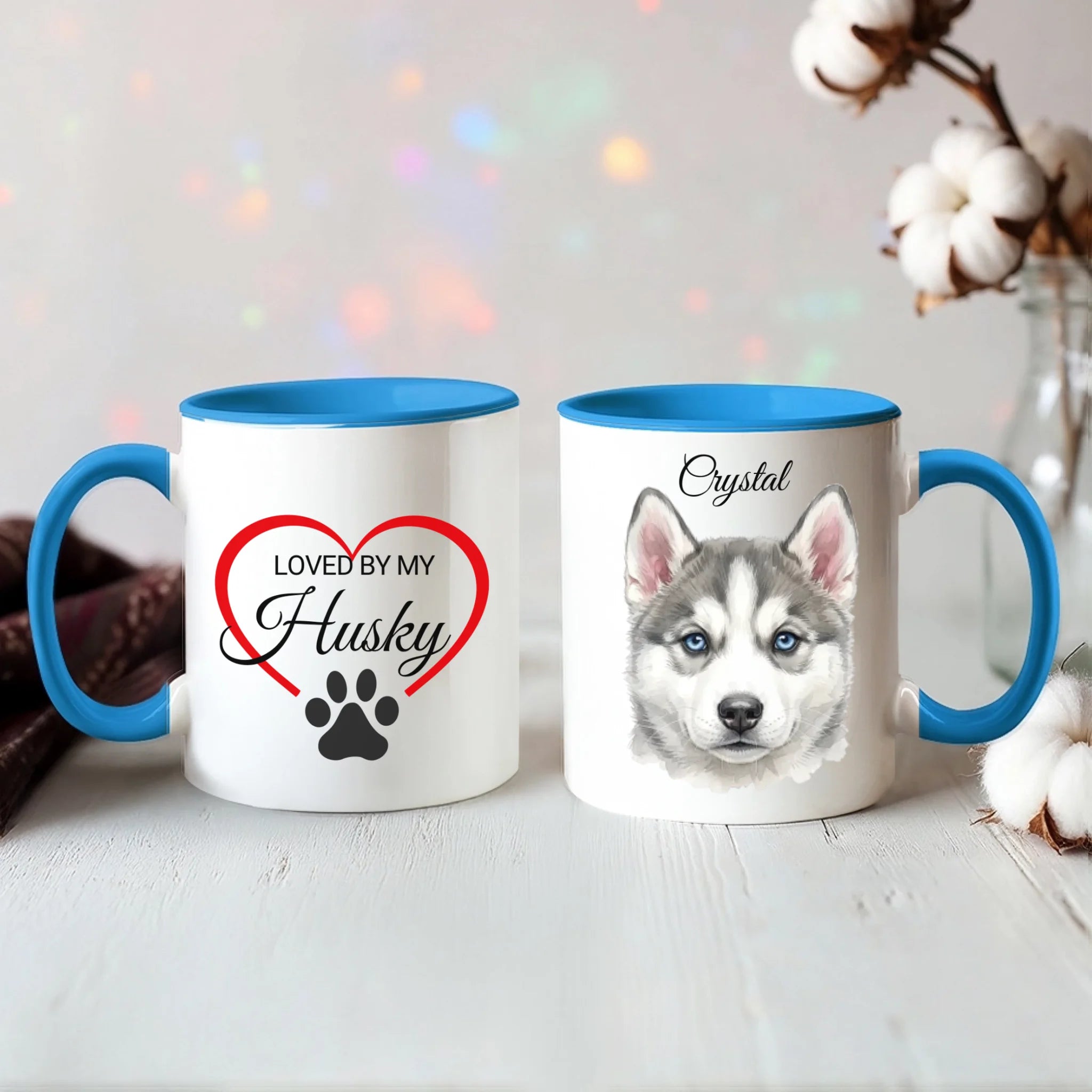 Color Accent Mug 11oz Light Blue
