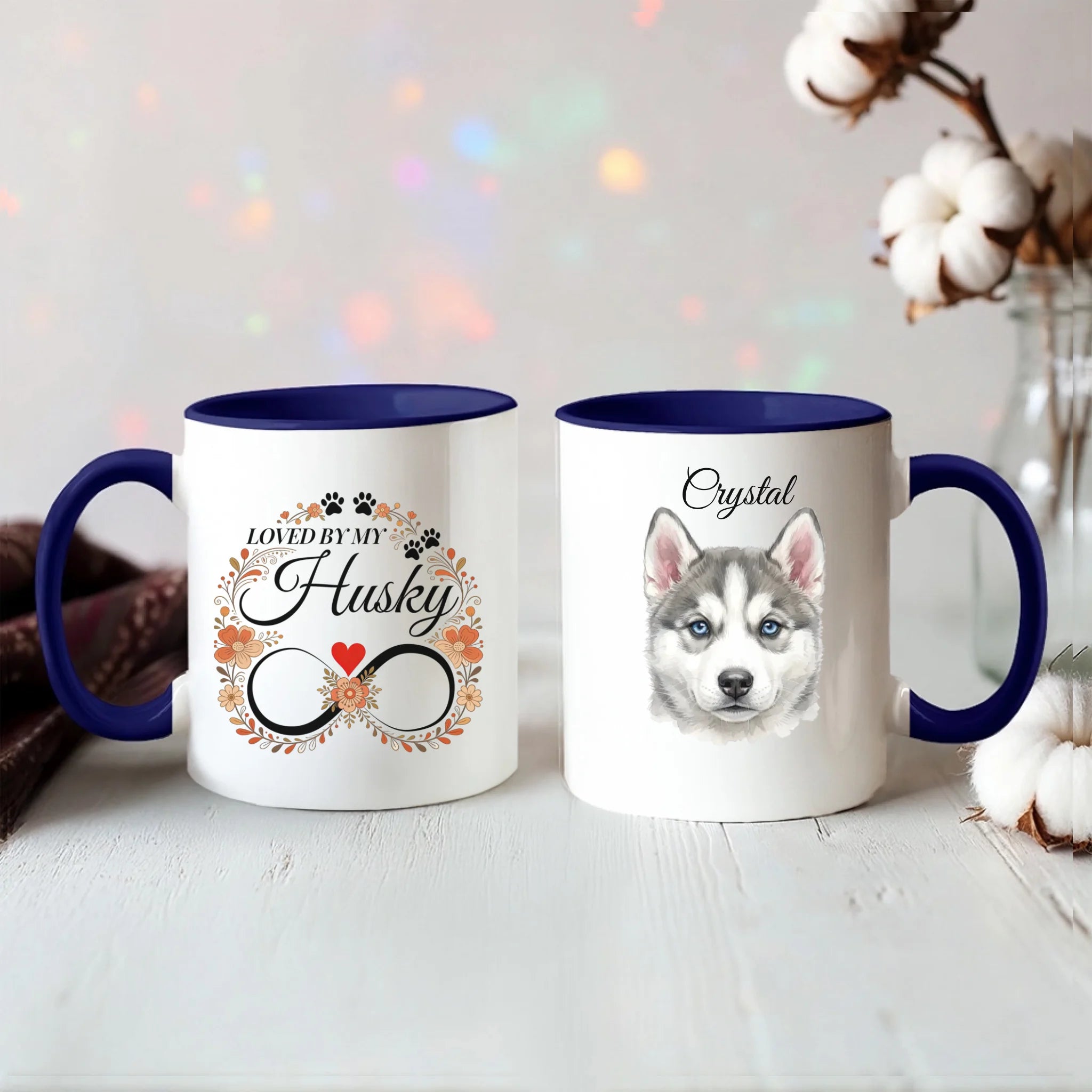 Color Accent Mug 11oz Black