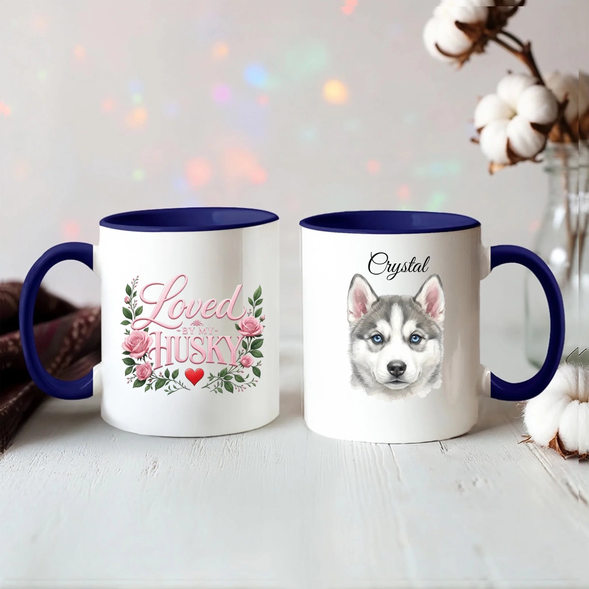 Color Accent Mug 11oz Black