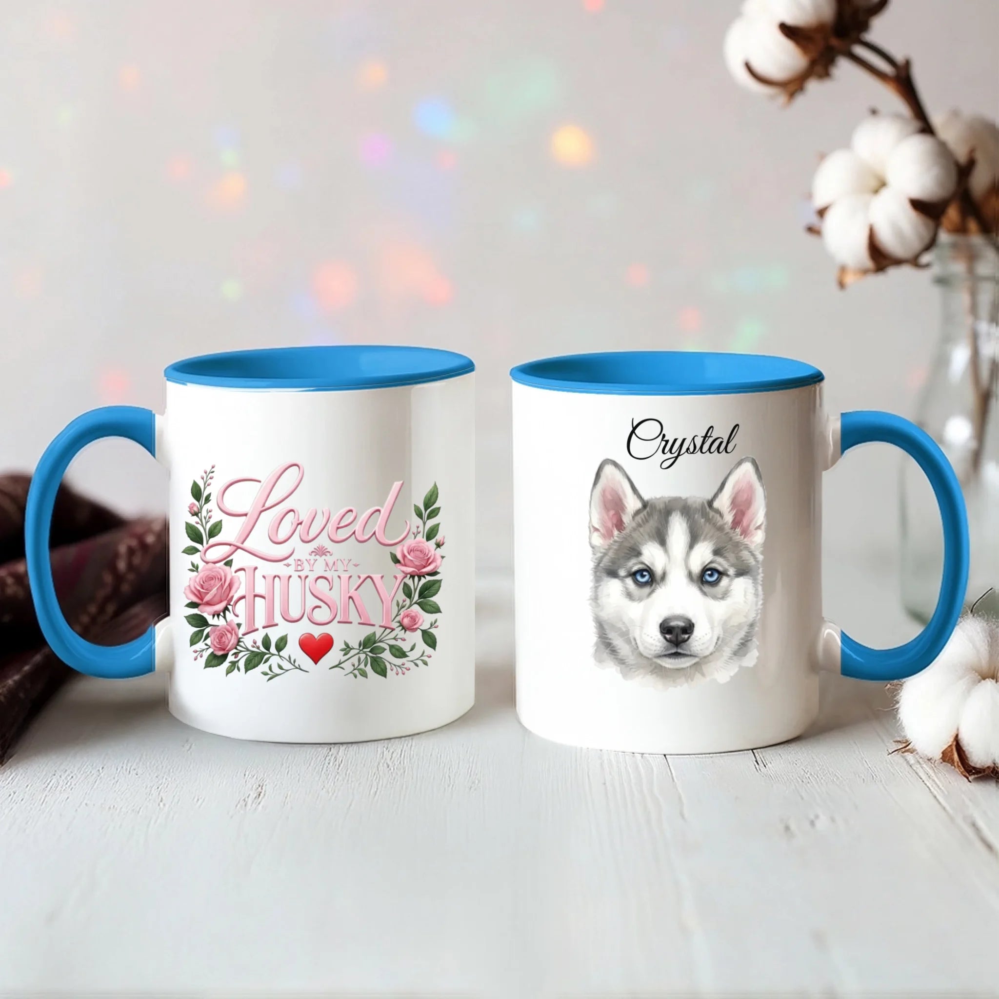 Color Accent Mug 11oz Light Blue